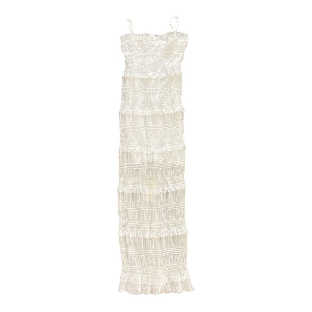 Commense White Midi Dress